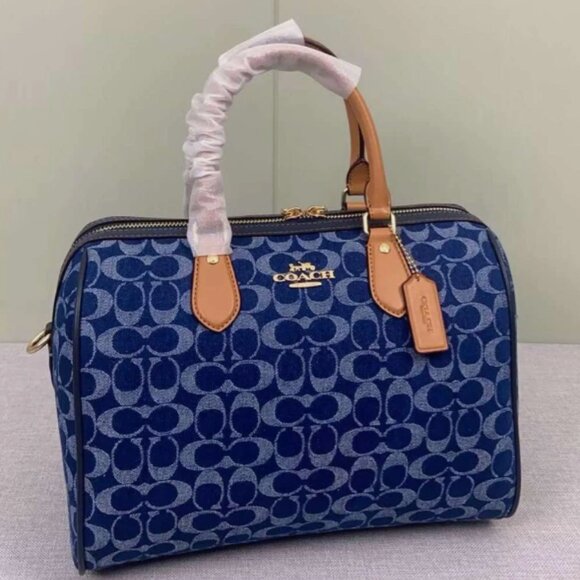 Coach CY699 Rowan Large Satchel Bag In Signature Canvas - Picture 3 of 7